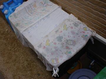 タオルをかぶせて…